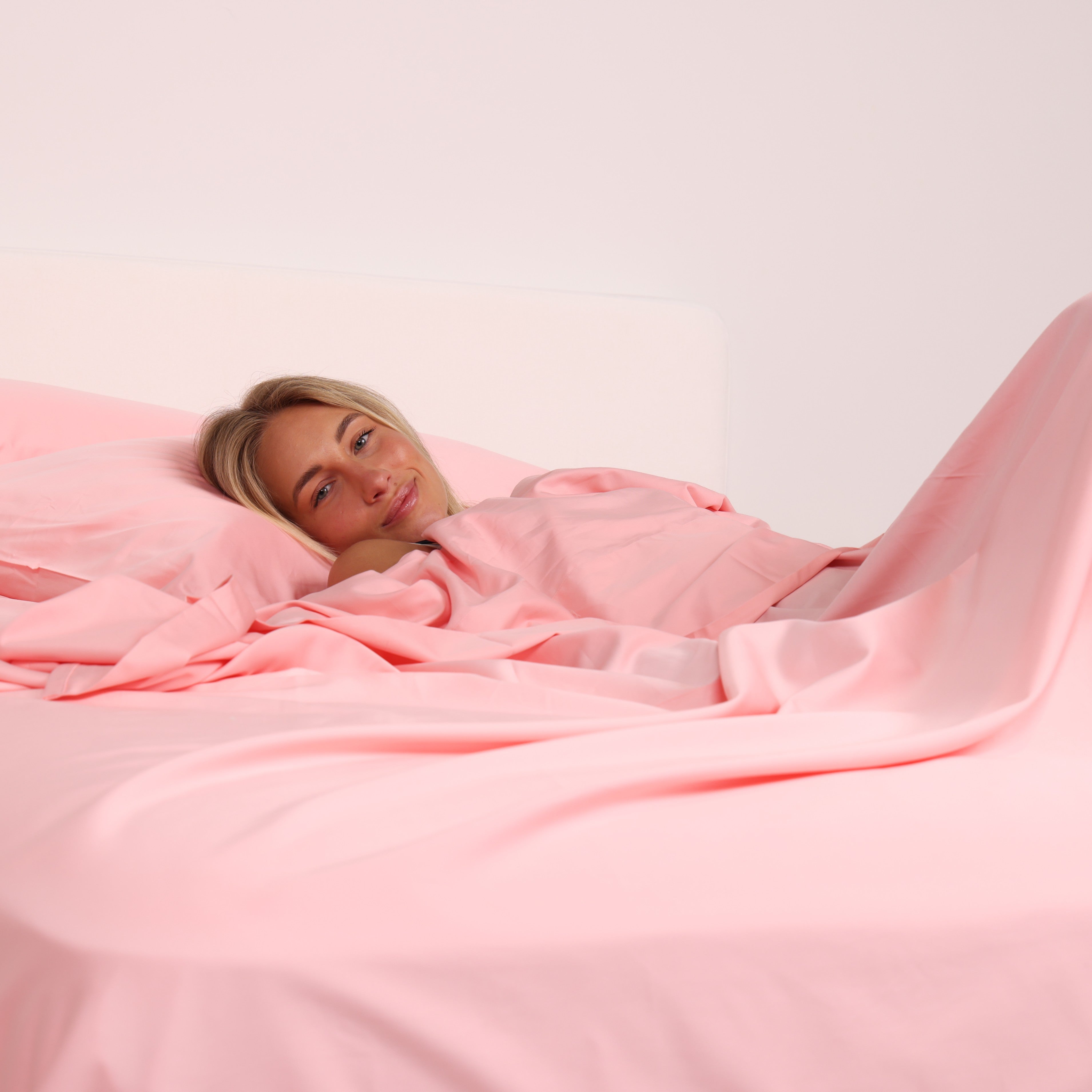 Luxury Bedding Set Split King Streaky Bay Pink