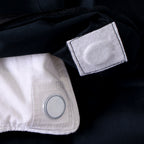 Luxury Quilt Cover Super King Nullarbor Black with magnetic buttons