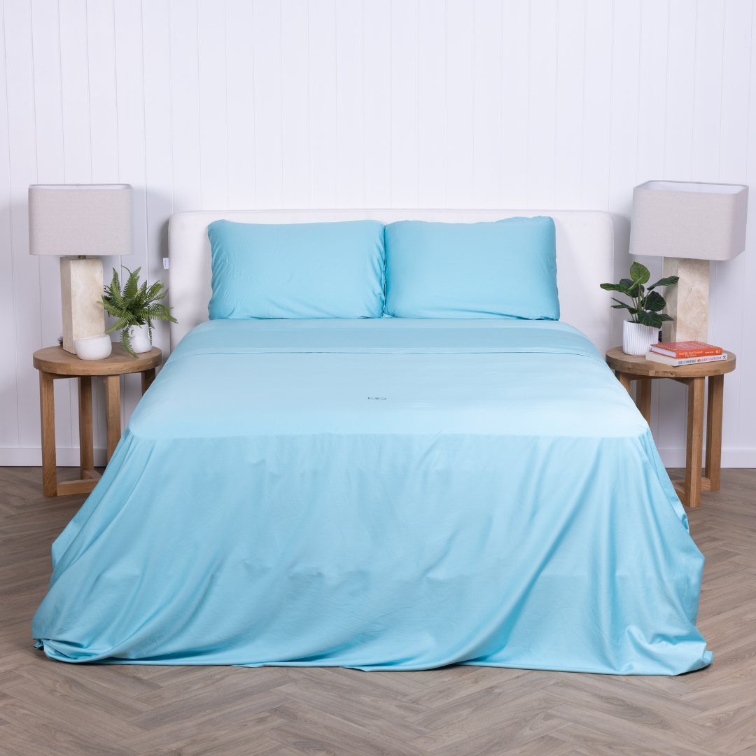 Sky Blue Bed Sheets 