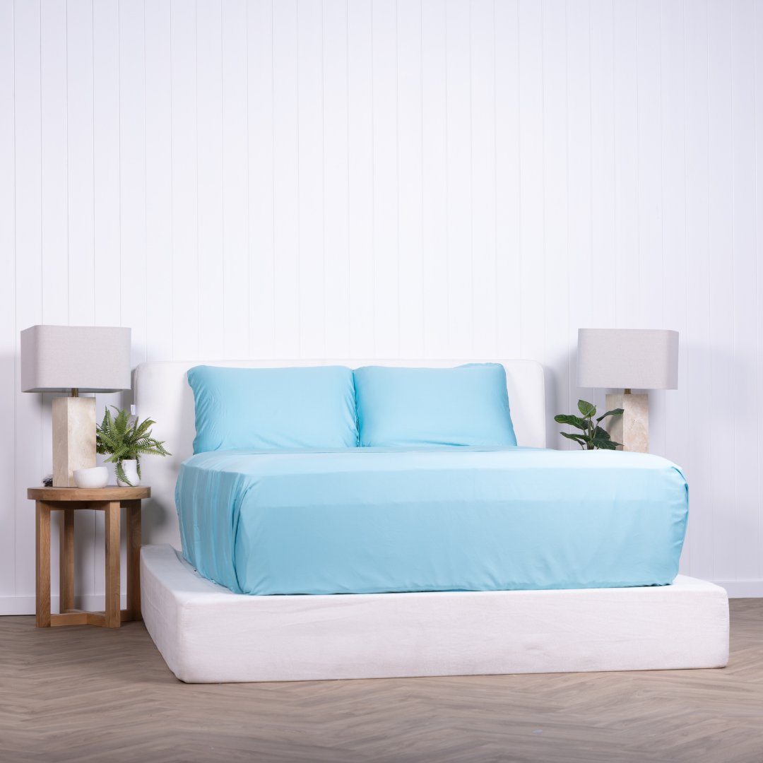 Sky Blue Bed Sheets 