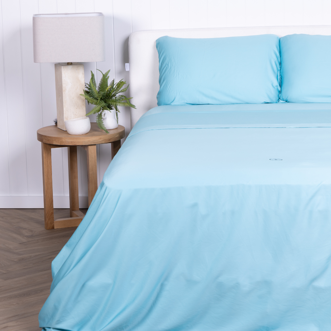 Sky Blue Bed Sheets 