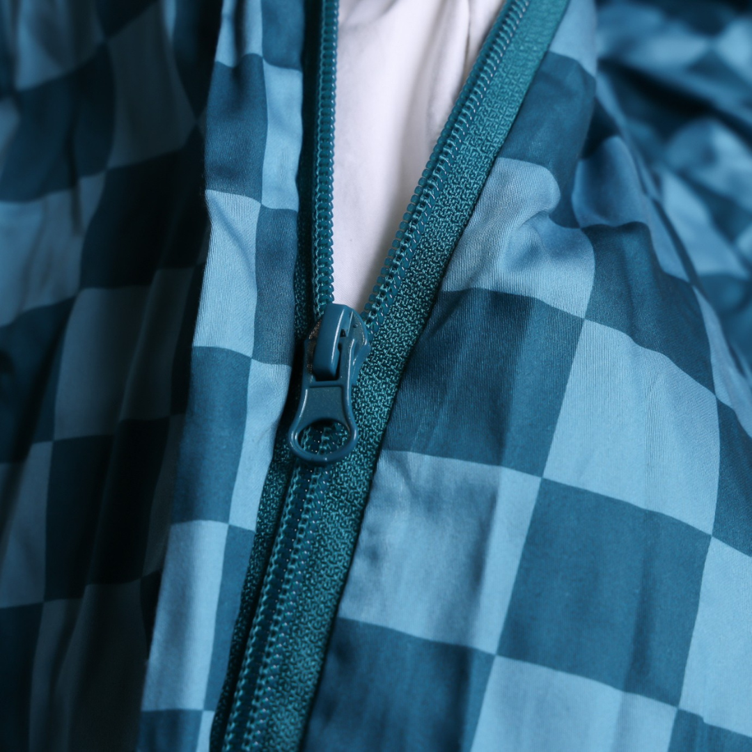 Ningaloo Chequered Magnetic Clip & Zip Quilt Cover