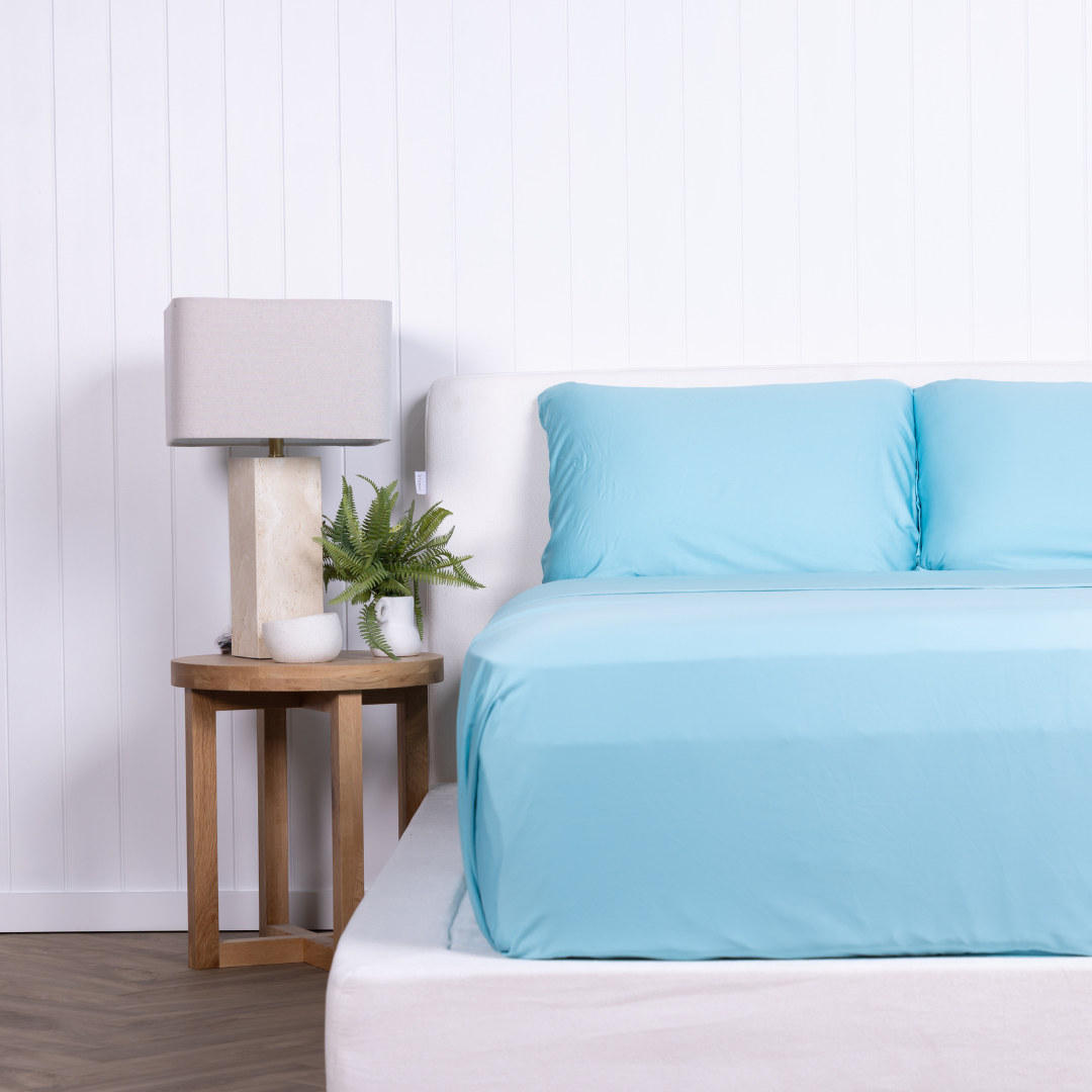 Sky Blue Bed Sheets 