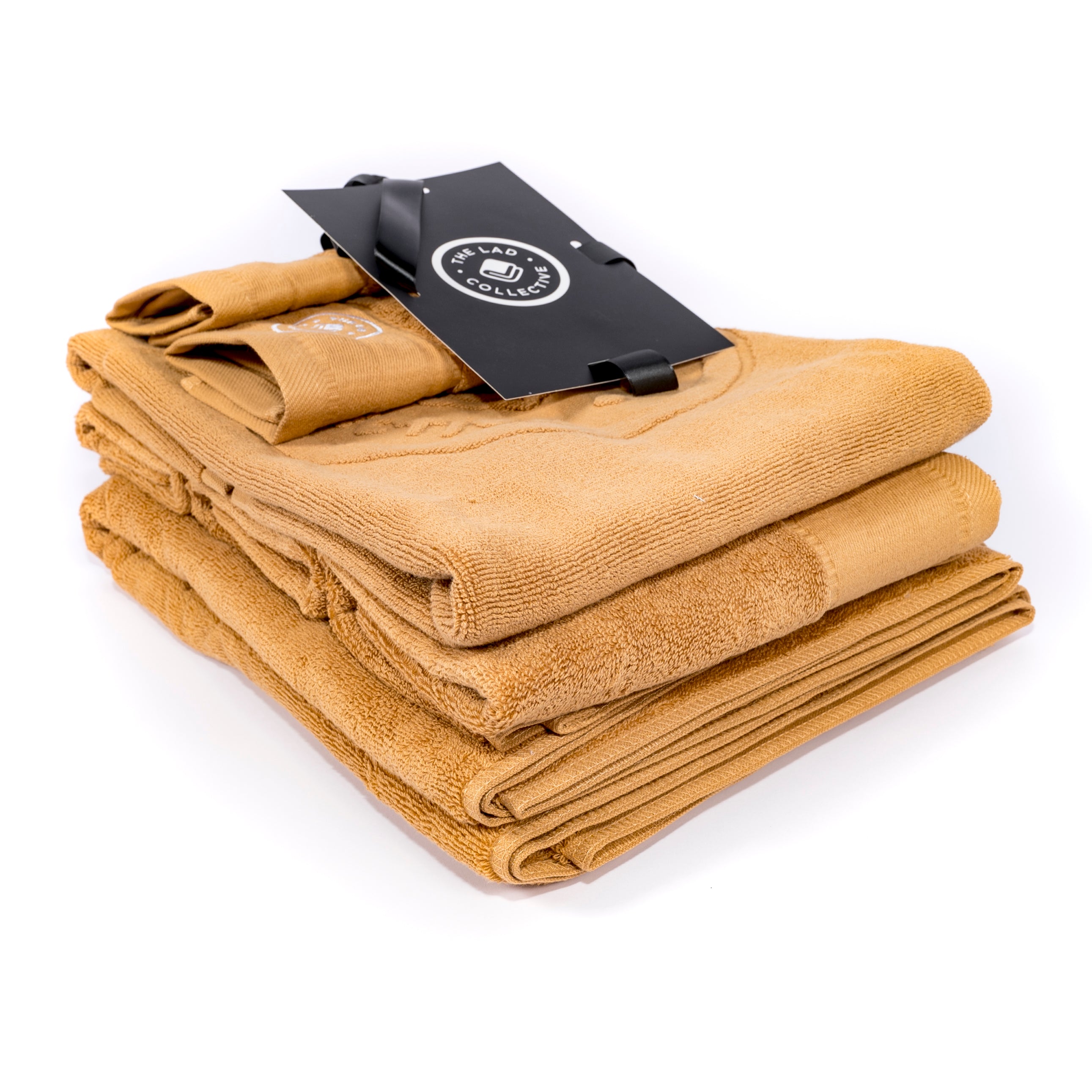 Luxury Towels One Size Great Sandy Mustard