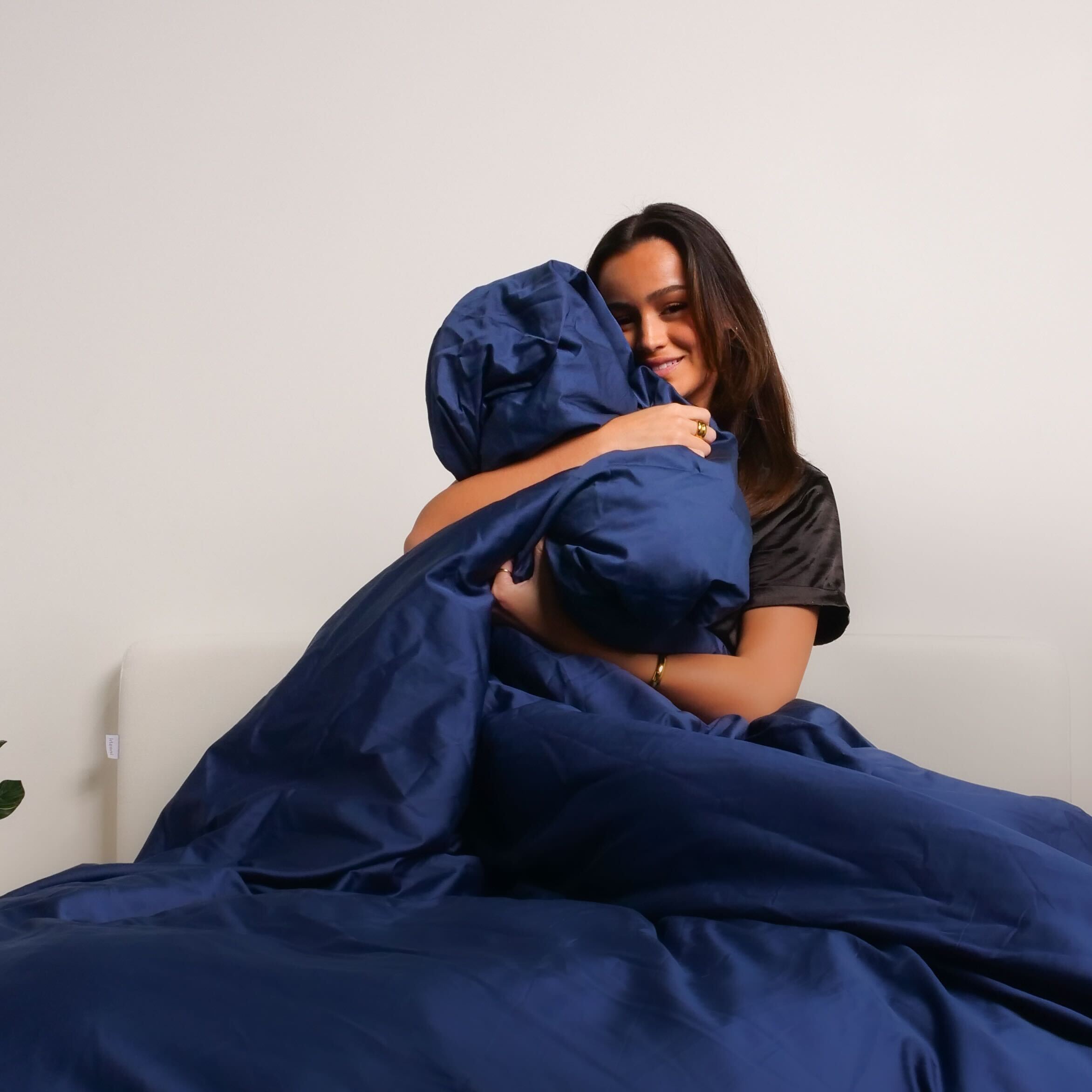 Luxury Bedding Set Super King Pacific Blue_Navy