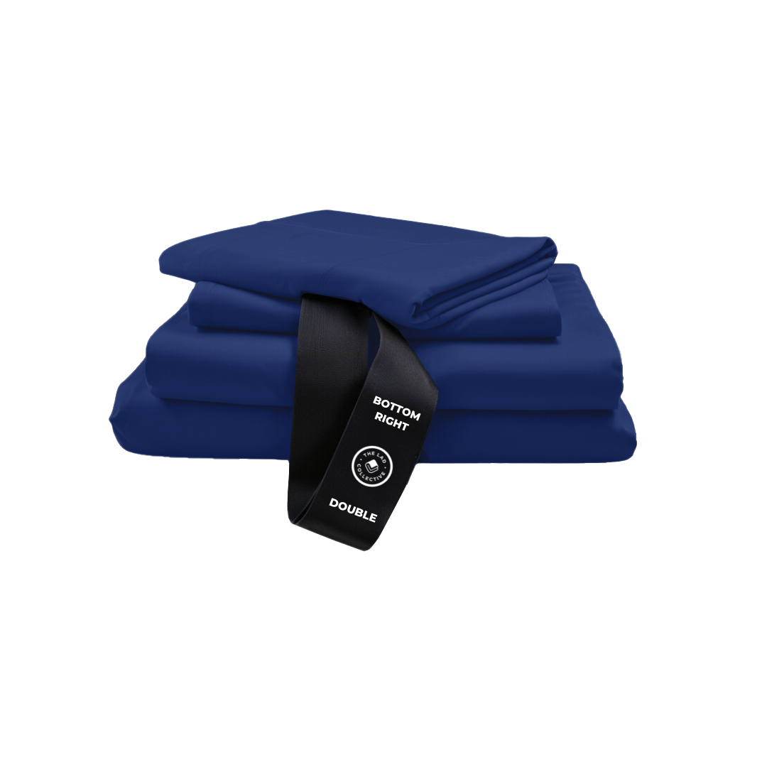 Luxury Bedding Set Single Pacific Blue_Navy