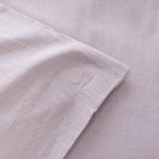 Close-up of the Daylesford quilt cover showing the internal corner tie for securing the quilt insert.