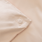 Close-up of the internal quilt attachment point inside the quilt cover, designed to help keep the insert securely in place and reduce shifting.