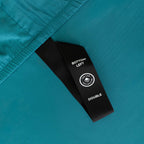 Close up of corner strap in Teal Green