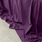 Deep purple top sheet material. 