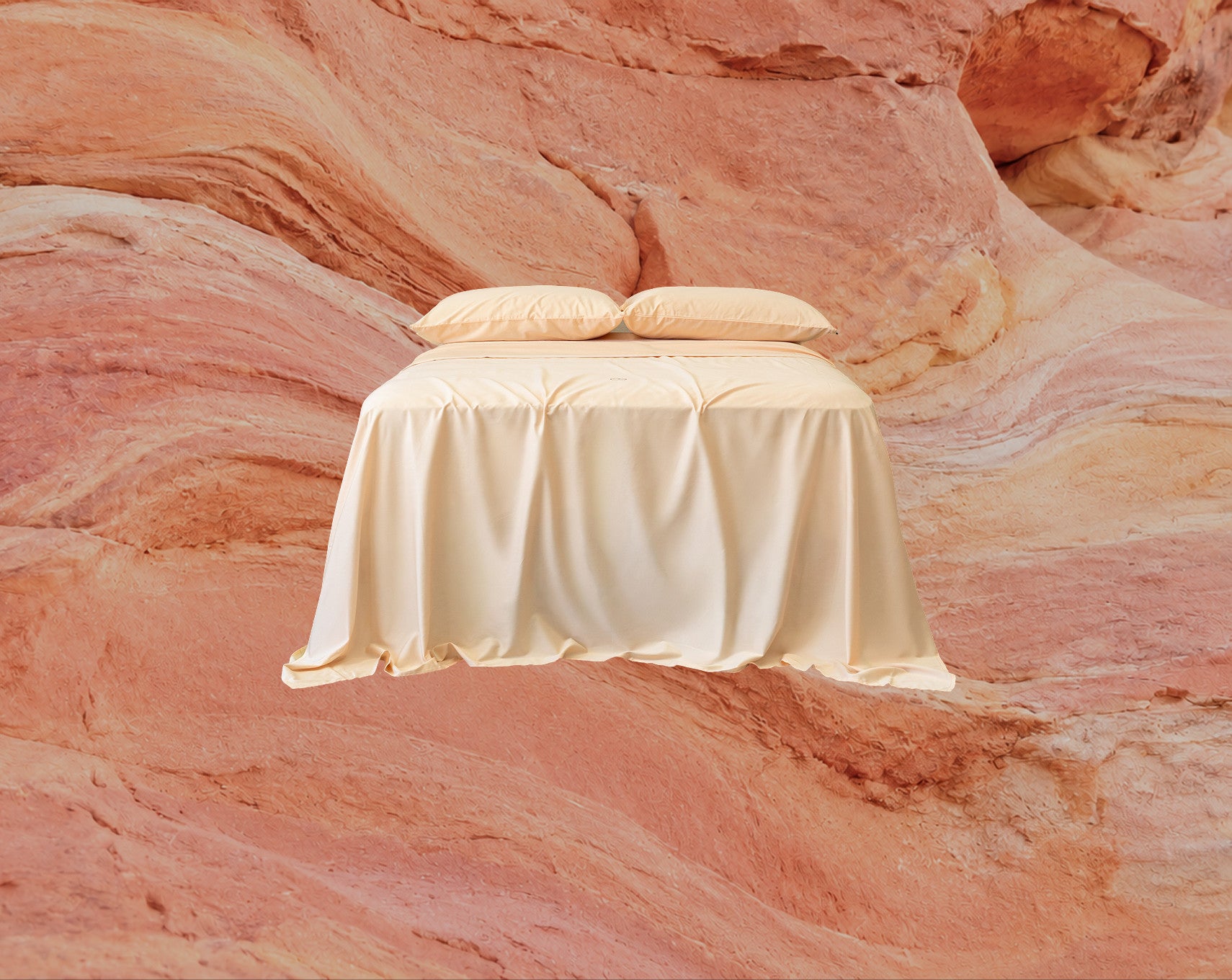 Rainbow Valley bedding against its Australian landscape