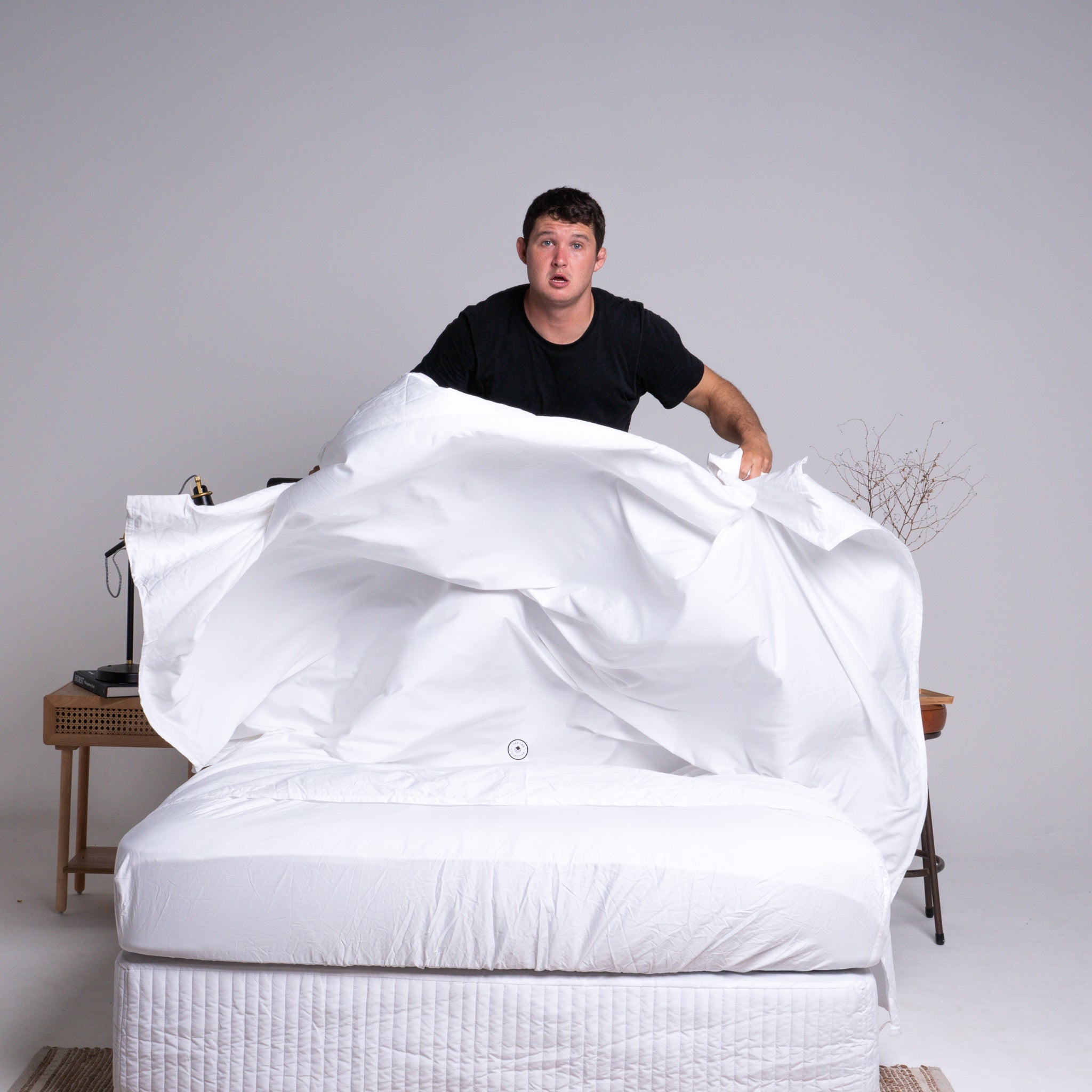 Luxury Bedding Set Queen Whitehaven White