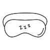 Free matching sleep mask